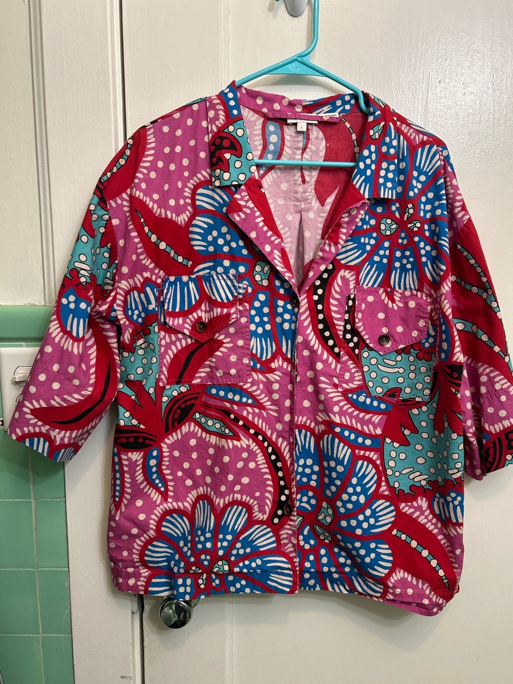 Rhode 100% cotton button up shirt